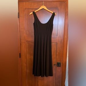 NWT Black midi dress